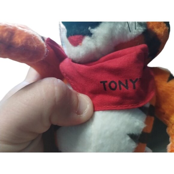 Vintage 1997 Tony the Tiger Stuffed Plush Toy Kellogg's Frosted Flakes Nostalgia - Picture 13 of 13